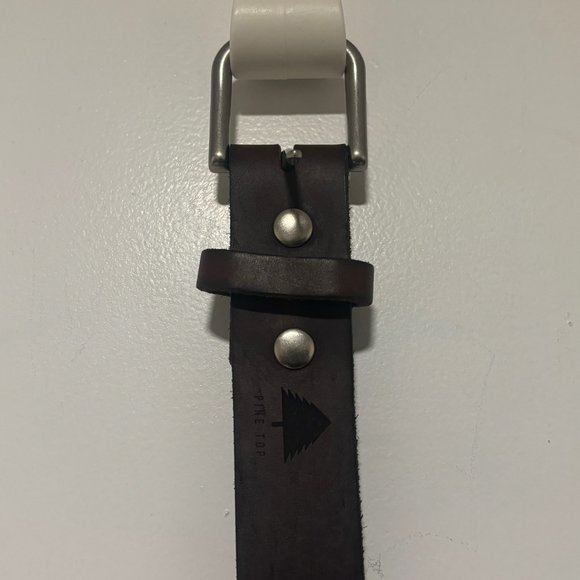 $130 Pine Top Horween Chromexcel Brown Leather Belt - 28-30 Made in USA - Picture 3 of 13